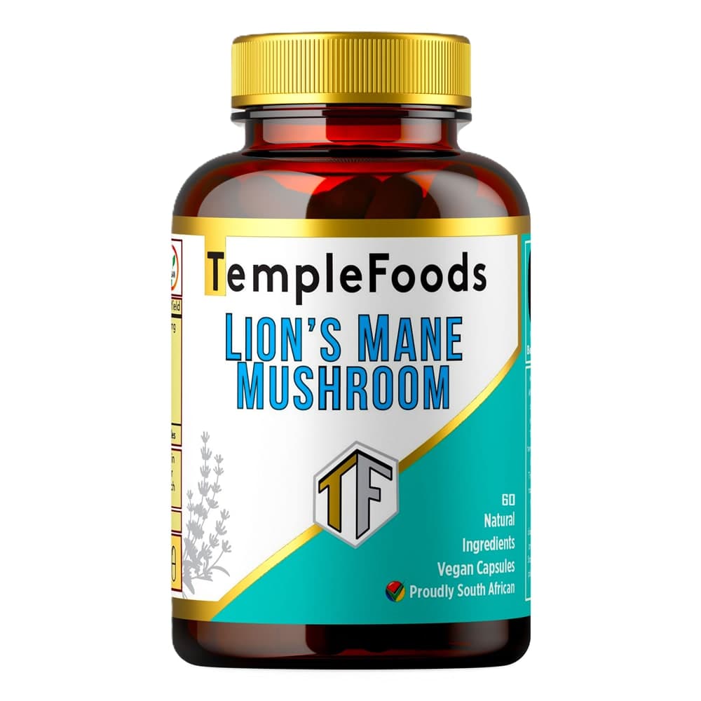 Temple Foods Lions Mane Mushroom 3000mg - 60