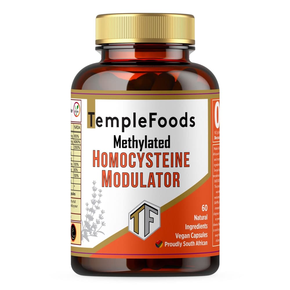 Temple Foods Methylated Homocysteine Modulator. Blood Pressure, Cholesterol - 60