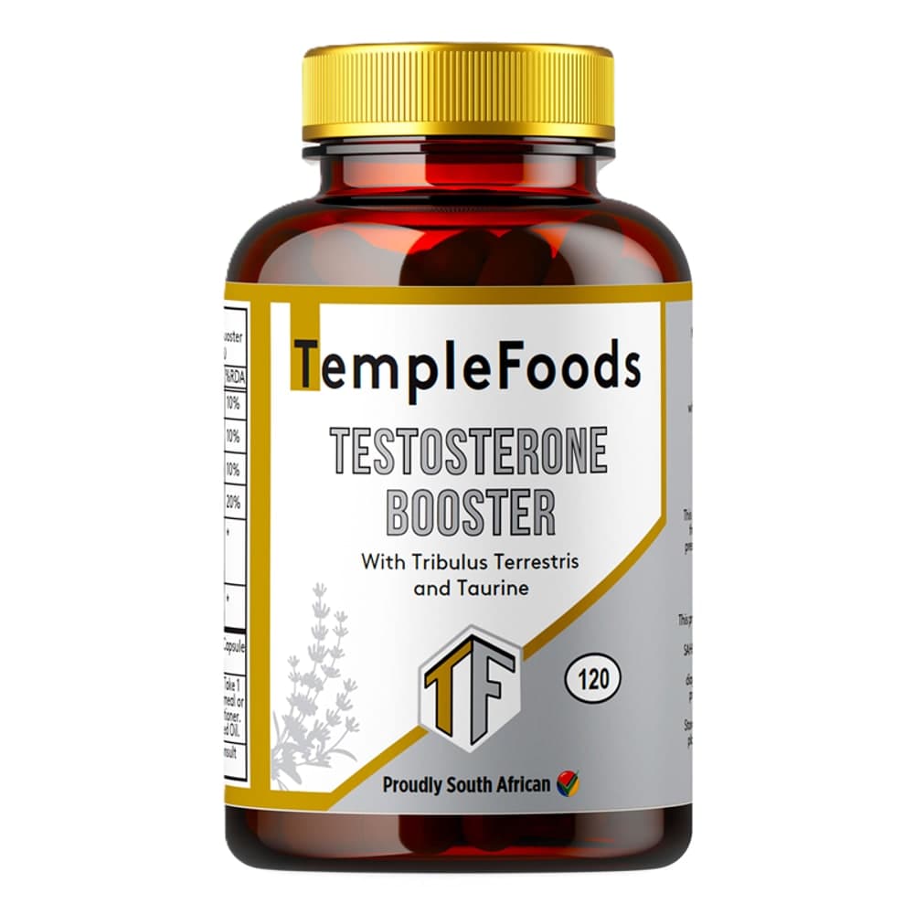 Temple Foods Testosterone Booster 120 Capsules