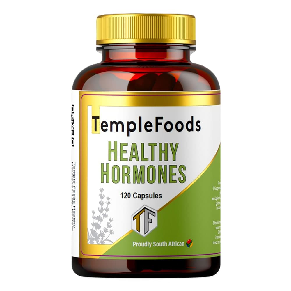 Temple Foods Healthy Hormones. Restore Metabolism & Balance - 120 Pack