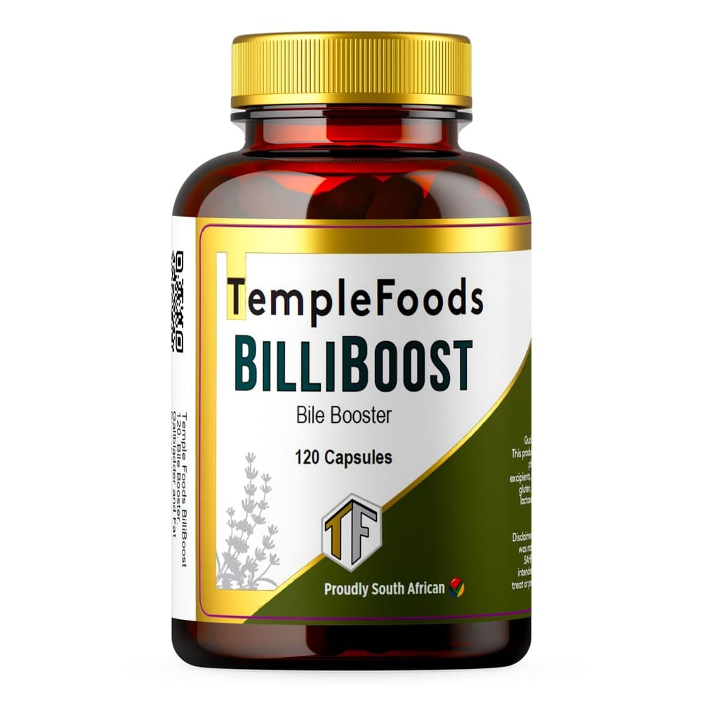 Temple Foods BilliBoost. Bile Booster. - 120 Pack