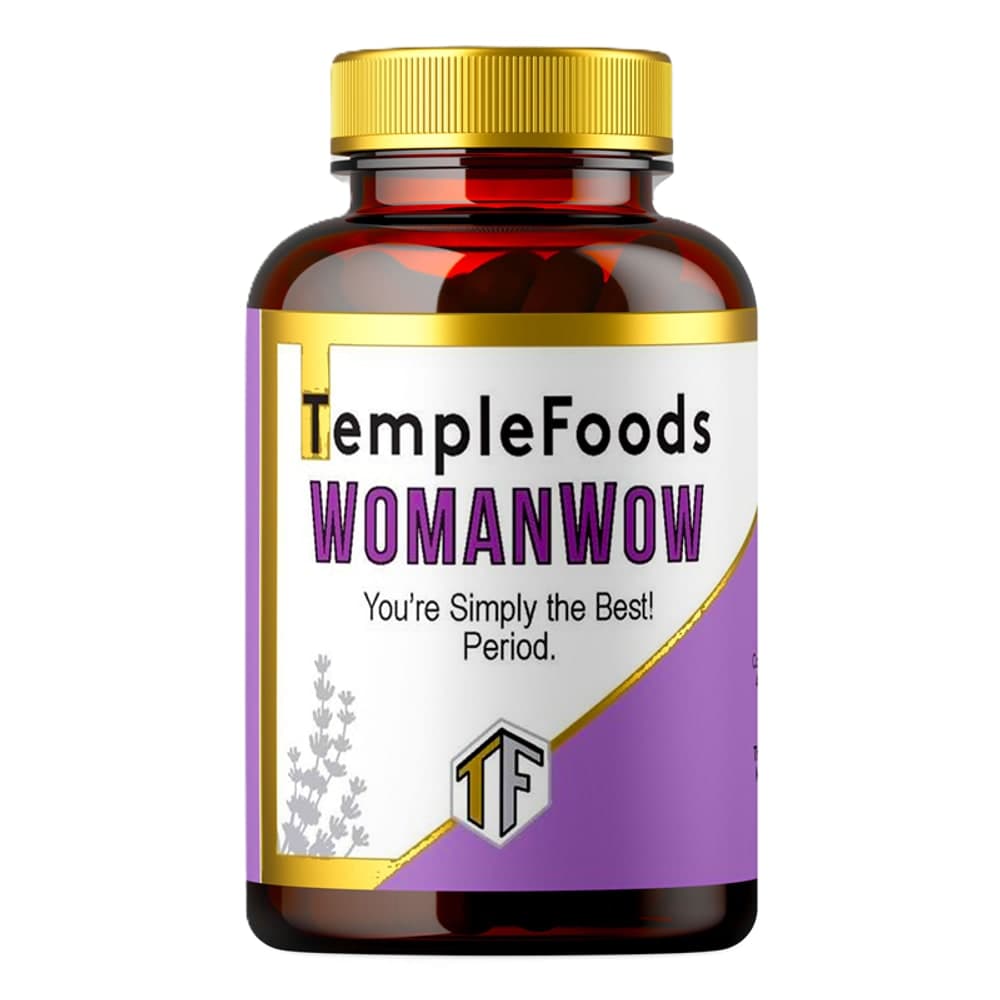 Temple Foods Woman Wow. Hormone Balance. PMS, Menopause - 120