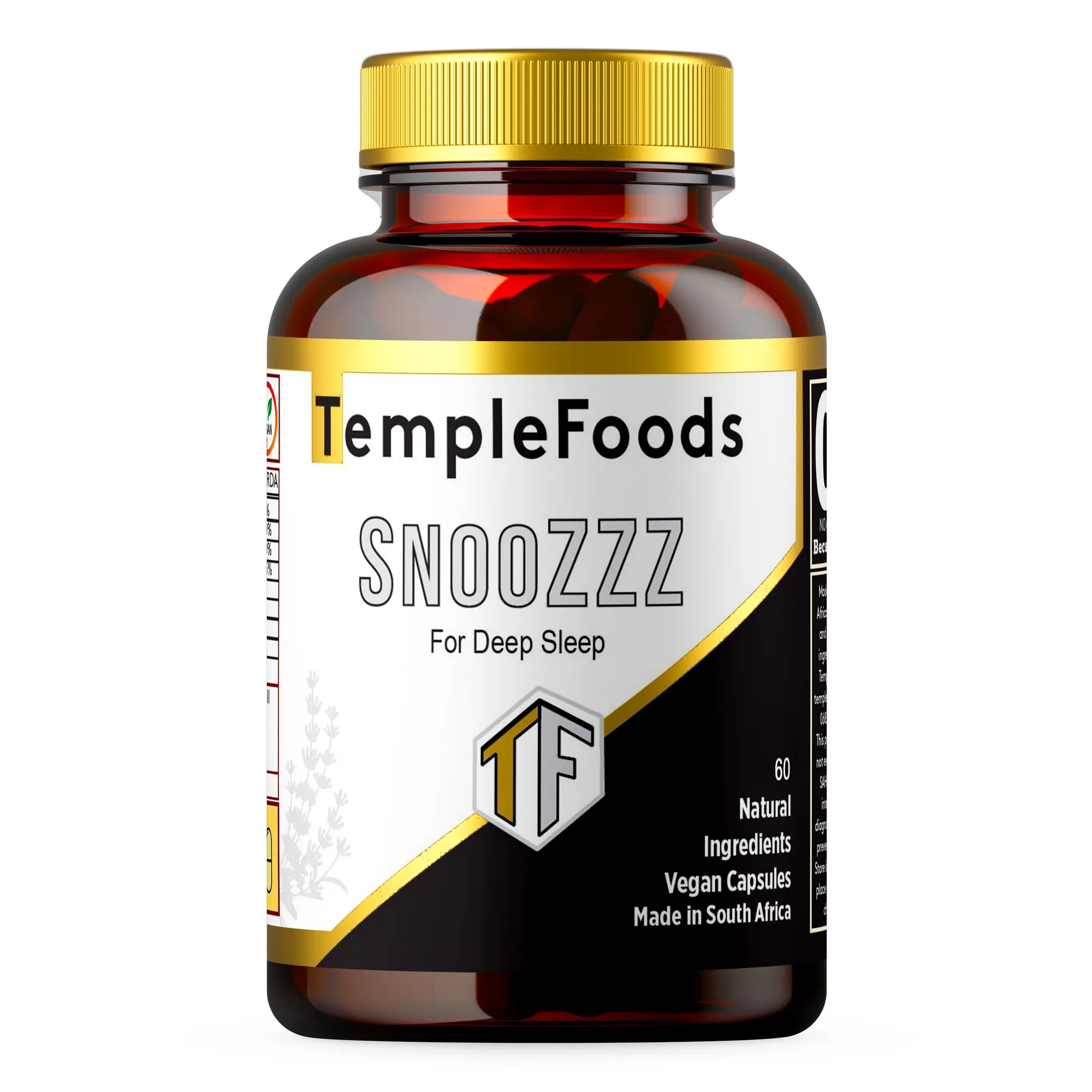 Temple Foods SnooZZZ. For Deep Sleep. - 60 Pack