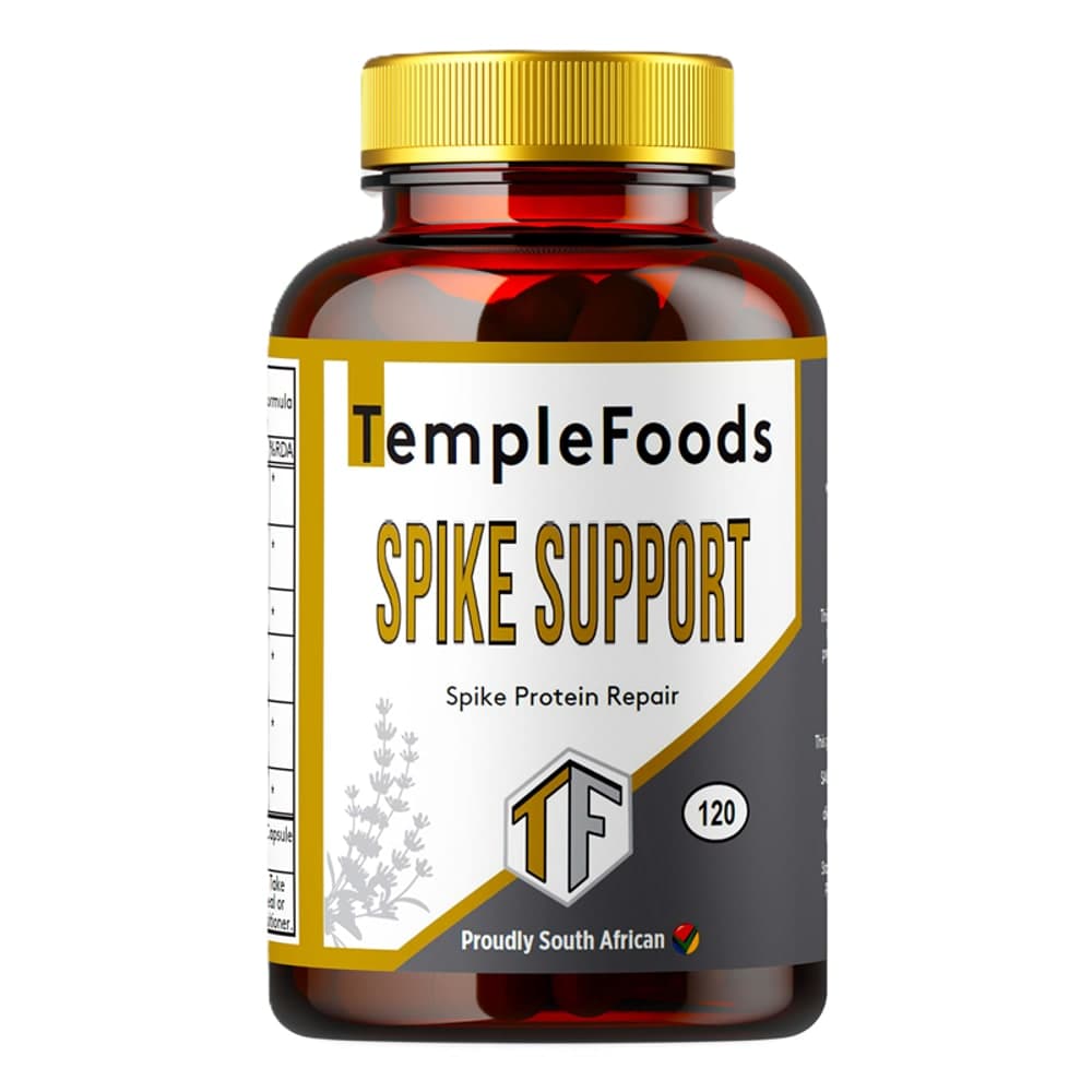 Temple Foods Spike Support Formula Capsules. - 120 Pack