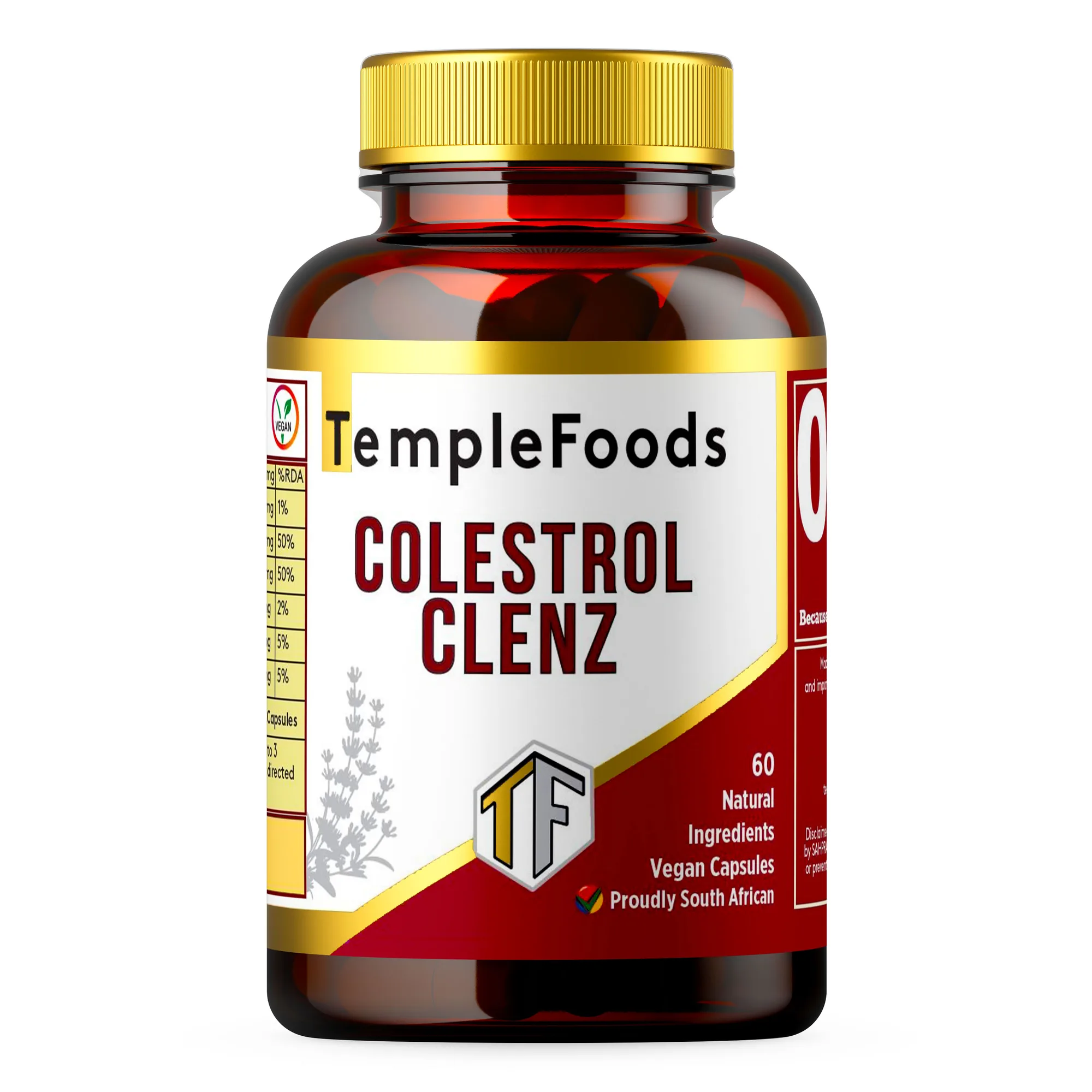 ColestrolClenz. Cholesterol Support Supplement with Natural Ingredients. TF - 60 Pack — view 1