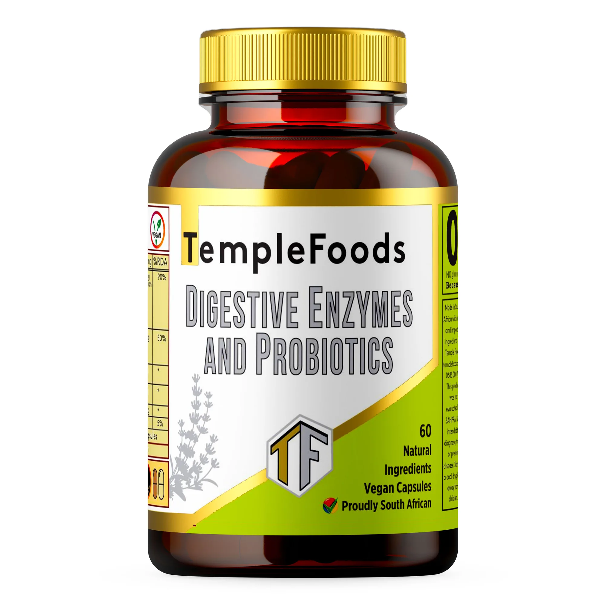 Digestive Enzymes and Probiotics Supplement with Herbs - 60