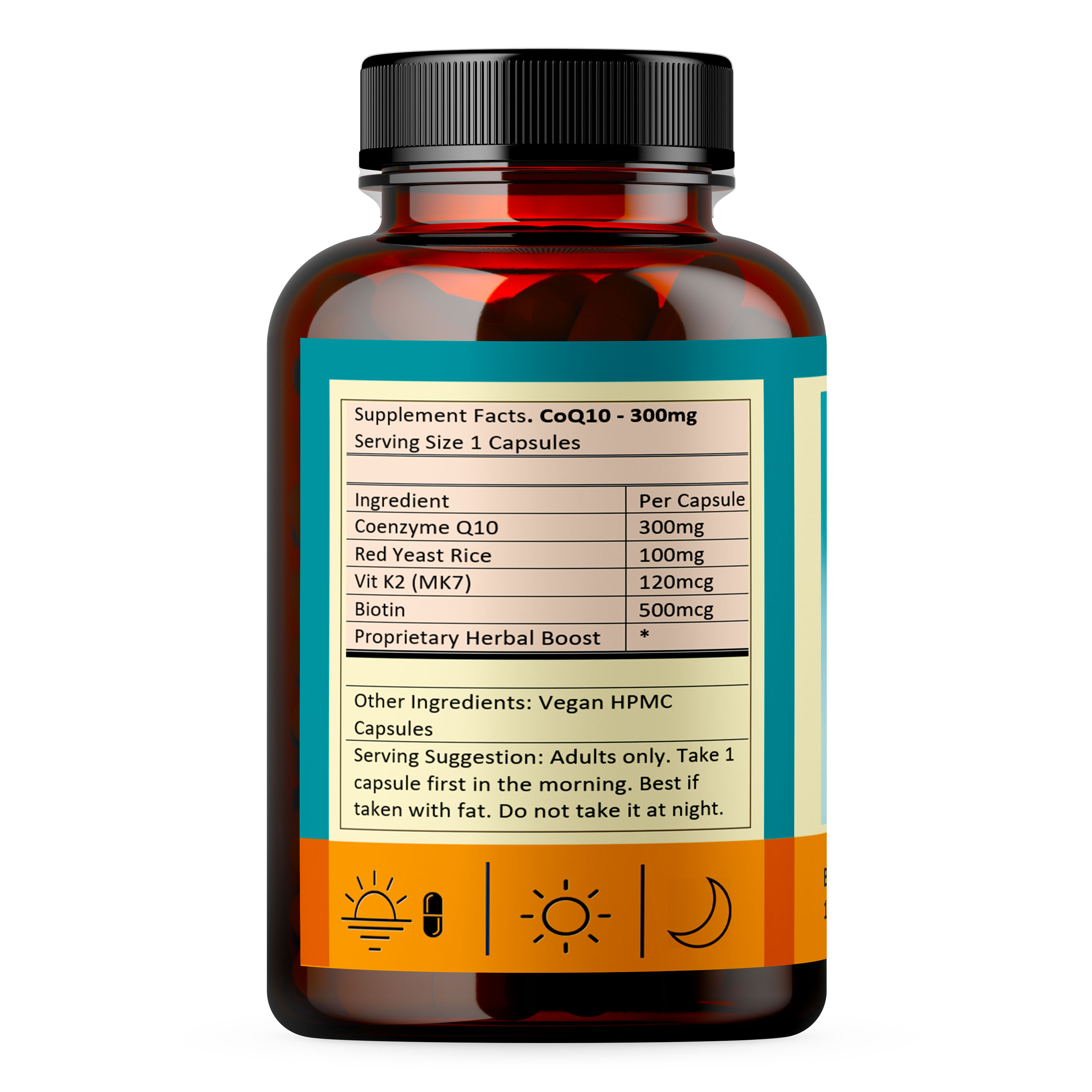 CoQ-10 - 300mg - Living Labs CoQ10 Capsules — 120 Caps | Temple Foods